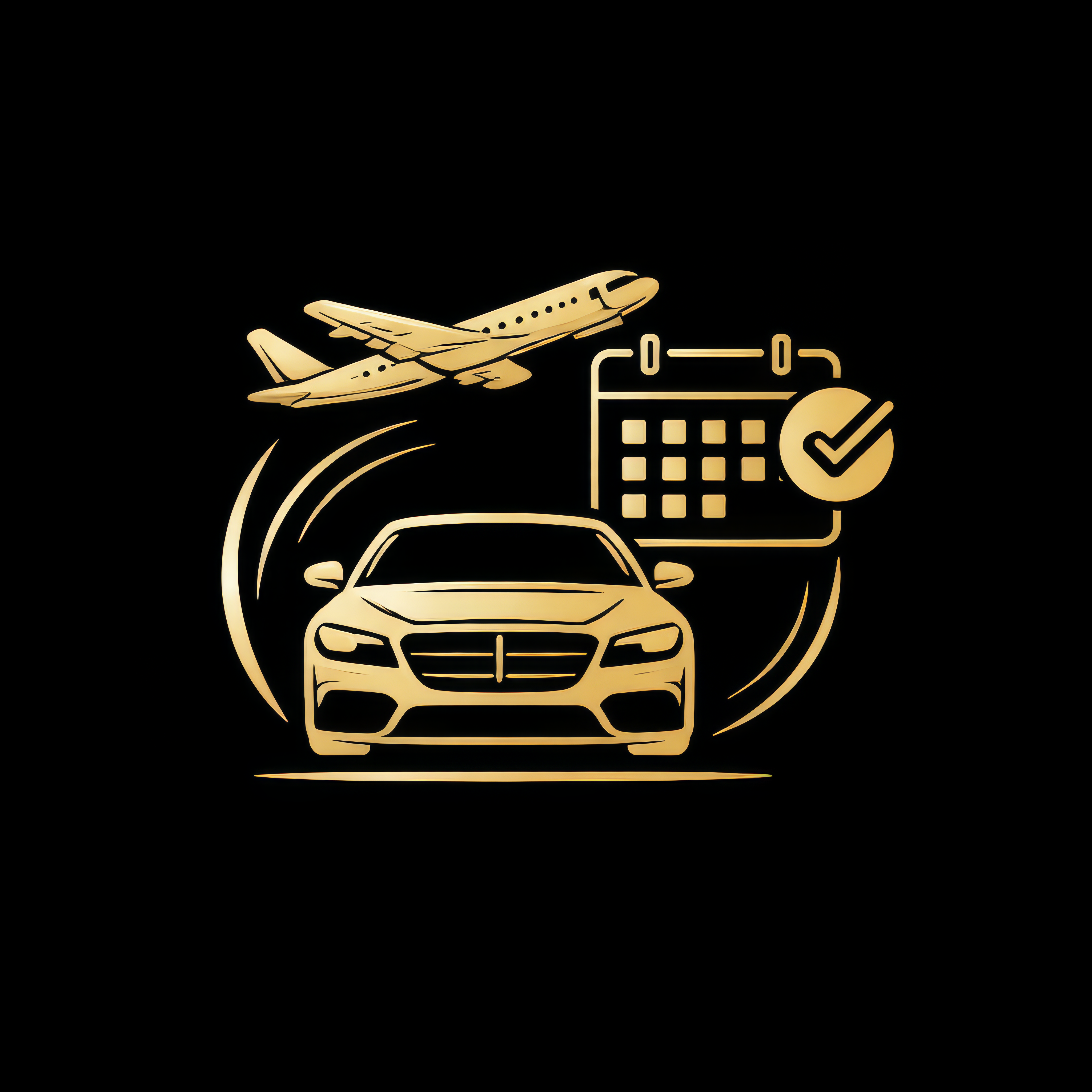 Airport transfers service icon