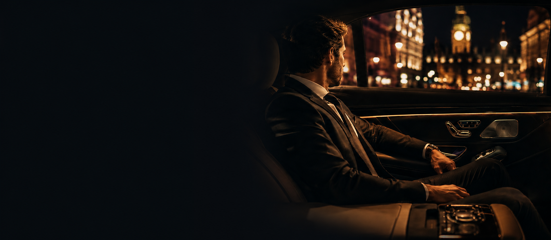 Luxury chauffeur service atmosphere